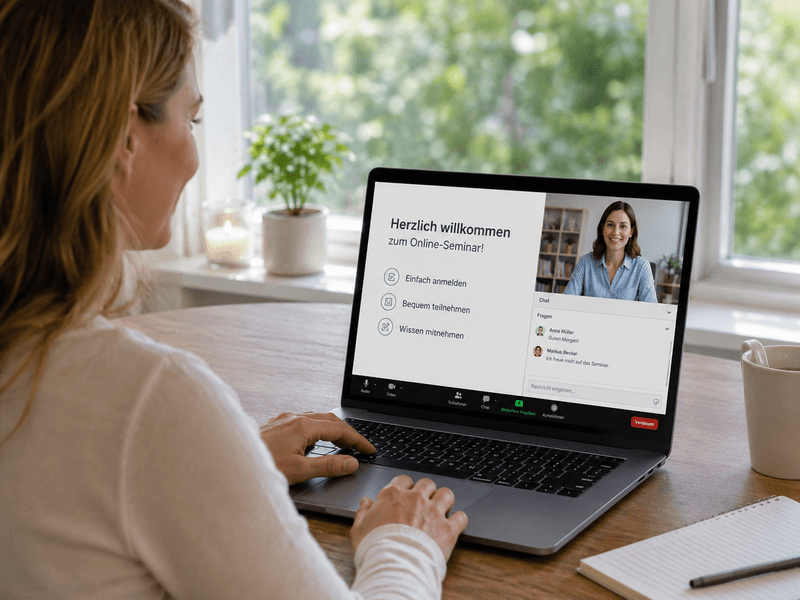 Online-Seminar Teilnahme